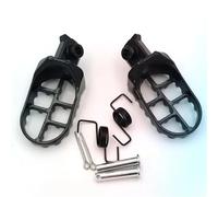 BHYYDS For YAMA HA PW50 PW80 PW 50 80 TW200 TTR90 TTR90E Motorcycle Foot Pegs Motorcycle Footpegs Footrest(Beige)