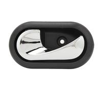 BHZSBE Car Side Plated Interior Door Handle for Dacia for Dokker for Lodgy for Logan for Duster 2012-up1PC Car Interior Inside Door Handle Driver Passenger Chrome Left Right(Left)