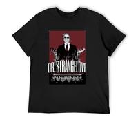 BI BI MIAO Dr. Strangelove Unisex 100% Cotton Short-Sleeve T-Shirts Black XL