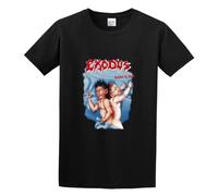 BI BI MIAO Exodus Bonded by Blood Unisex 100% Cotton Short-Sleeve T-Shirts Black XL