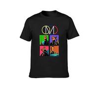 BI BI MIAO OMD Orchestral Manoeuvres in The Dark Unisex 100% Cotton Short-Sleeve T-Shirts Black S