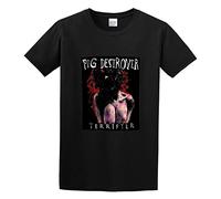 BI BI MIAO Pig Destroyer Terrifyer New! Relapse Records TS2879 Unisex 100% Cotton Short-Sleeve T-Shirts Black L