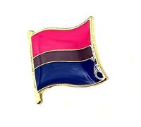 Bi Bisexual Metal Enamel Pride Flag Pin Badge LGBT