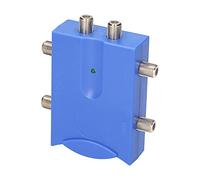 Bi-directional TV Signal 2-input 4-output Low Noise Splitter with Reverse Path Indoor Distribution Amplifier for Radio Signals