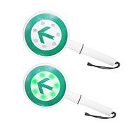 Bi-Directional Warning 16 LED Traffic Safety Baton | Battery Powered Safety Baton | Traffic Control LED Flashing Light | Stop and Go Sign (2 Pcs Set)