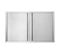 BI-DTOOL Outdoor Kitchen Double Doors 35" W X 24" H BBQ Access Door Thickened 304 Brushed Stainless Steel Doors for Indoor/Outdoor Kitchen Outdoor Cabinet Barbeque Grill or BBQ Island