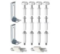 Bi-fold Door Hardware Kit - Door Replacement Set for Durable Goods, Accurate Metal Hardware for Door' Cabinet | Folding Door Repair Parts