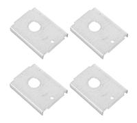 Bi Fold Door Repair Kit for 1-3/8 Inch Wood Doors | Silver Finish, Screws and Washers Included, Carbon Steel Bracket, DIY Fix for Closet Corners