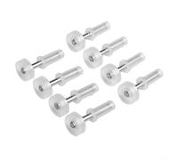 Bi-Fold Door Top Guide Wheel 8 Pack - Replacement Hardware Kit for Bifold Closet Doors, Fits 1 in to 1-3/8 in Thick, Nylon & Metal Construction with