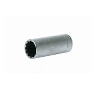 Teng Tools Socket M120624c – Deep 24mm Bi-Hexagon (12-Point) 1/2in Square Drive