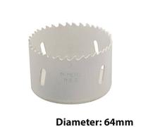 Bi Metal Core Drill Bits 64mm Diameter Hss Steel Wood Hole Saw Worktop Cutters