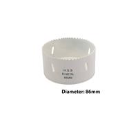 Loops Bi Metal Core Drill Bits 86mm Diameter HSS STEEL Wood Hole Saw Worktop Cutters in Metallics Loops Metallics