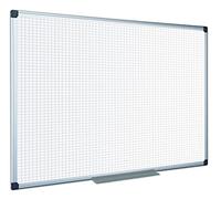 Bi-Office 1200 x 900mm Non-Magnetic Gridded Revolver Board - White