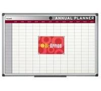 Bi-Office 2016 Planner, Magnetic Aluminium, 90 x 60 cm