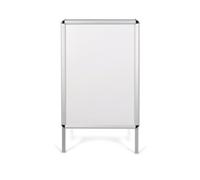 Bi-Office Freestanding Double Sided Pavement Sign A0 1000 X 700 mm Aluminium Silver