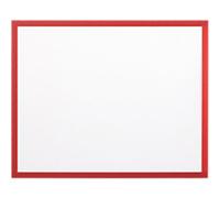 Bi-Office Adhesive Document Holder, Red, A4