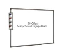 Bi-Office Aluminium Finish Magnetic Whiteboard 600x450mm