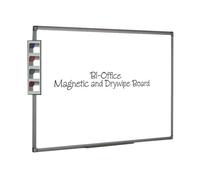 Bi-Office Aluminium Finish Magnetic Whiteboard 600x450mm MB0406186
