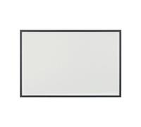 Bi-Office Basic Whiteboard Drywipe Surface Black Frame 90x60cm