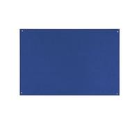 Bi-Office Noticeboard Non Magnetic 117.5 (W) x 1 (D) x 87.5 (H) cm Blue