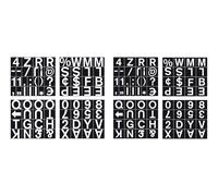 Bi-Office Magnetic Characters 10 cm Black, White CAR0702