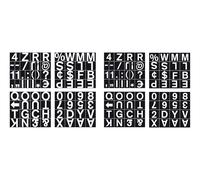 Bi-Office Magnetic Characters 10 cm Black, White CAR0702