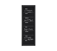 Bi-Office - Chalkboard Week Planner, 300 x 900 mm, Black Frame