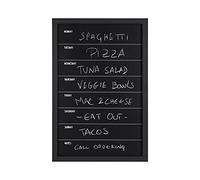 Bi-Office - Chalkboard Week Planner, 400 x 600 mm, Black Frame
