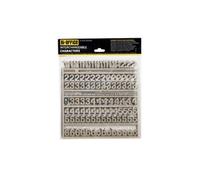 Bi-Office Changeable Letter Boards Characters 19mm Gold 264 Pack
