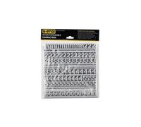 Bi-Office Changeable Letter Boards Characters 19mm Silver 264 Pack