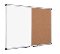 Bi-Office Combination Board Maya, Cork/Magnetic, Aluminium Frame, 180 x 120 cm