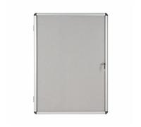 Bi-Office Enclore Combonet Display Case Acrylic Aluminium Frame 9xA4