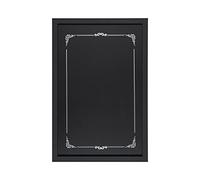 Bi-Office - Decorative Chalkboard, 600 x 400 mm, Black Frame