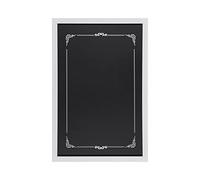 Bi-Office - Decorative Chalkboard, 600 x 400 mm, White Frame