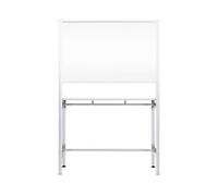 Bi-Office Desk Aluminium, Tempered Glass 1,200 (W) x 720 (H) mm Freestanding