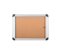 Bi-Office Display Case Enclore Extra, Cork Surface, Acrylic Door, Aluminium Frame, 51.3 x 37.3 cm (2X A4)