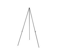 Bi-Office Display Easel Ultra Lightweight, Black Folding Metal, Height: 150 cm