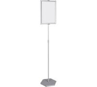 Bi-Office Display Stand A4 Aluminium Silver SUP0302