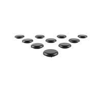 Bi-Office Dome Magnets - Onix, 3 cm, Pack of 10