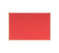 Bi-Office Reversible Notice Board, Cork and Felt , Wood Frame, 90 x 60 cm