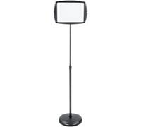 Bi-Office Dry Erase Floor Sign Black SIG07060101 300 (W) x 300 (D) x 1,120 (H) mm SIG07060101