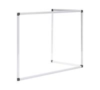 Bi-Office Duo Glass Board, Double Glass Board with Aluminium Frame, 120 x 90 cm and 60 x 90 cm