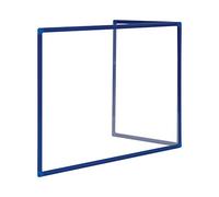 Bi-Office Protective Screen Aluminium, Tempered Glass 1,200 (W) x 900 (H) mm Freestanding Duo L Shaped Pack of 2