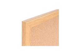 Bi-Office Earth Cork Noticeboard Non Magnetic Wall Mounted 180 (W) x 1.9 (D) x 120 (H) cm MDF (Medium-Density Fibreboard) Brown