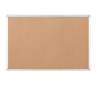 Bi-Office Maya Cork Board - 1200 x 900mm Aluminium Frame