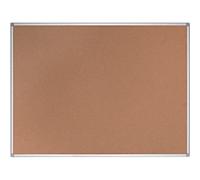 Bi-Office Earth Cork Noticeboard Wall Mounted 45 (W) x 1.2 (D) x 60 (H) cm Aluminium Brown