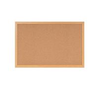 Bi-Office Earth Cork Noticeboard with Oak Finish Frame 1800x1200mm REC