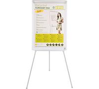 Bi-Office Earth Flipchart Easel Aluminium 70 (W) x 100 (H) cm White