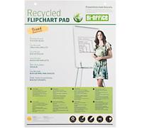 Bi-Office Earth Flipchart Pad Plain A1 40 Sheets Pack of 5