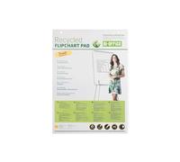 Bi-Office Earth - Flipchart Pad, Plain, 40 Sheets - 55 gr/m², A1 [Pack of 5]